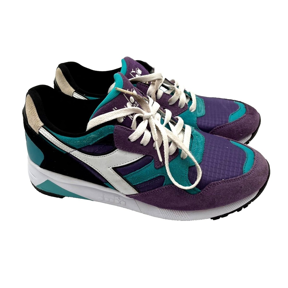 Diadora N9002 501-173073 Sneakers Mens US 9 Purple Suede Lace Up Lifestyle Shoes